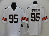 Nike Browns 95 Myles Garrett White 2020 New Vapor Untouchable Limited Jersey,baseball caps,new era cap wholesale,wholesale hats